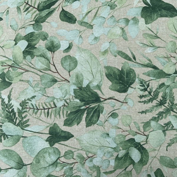 Honesty Extra Wide Oilcloth in Green