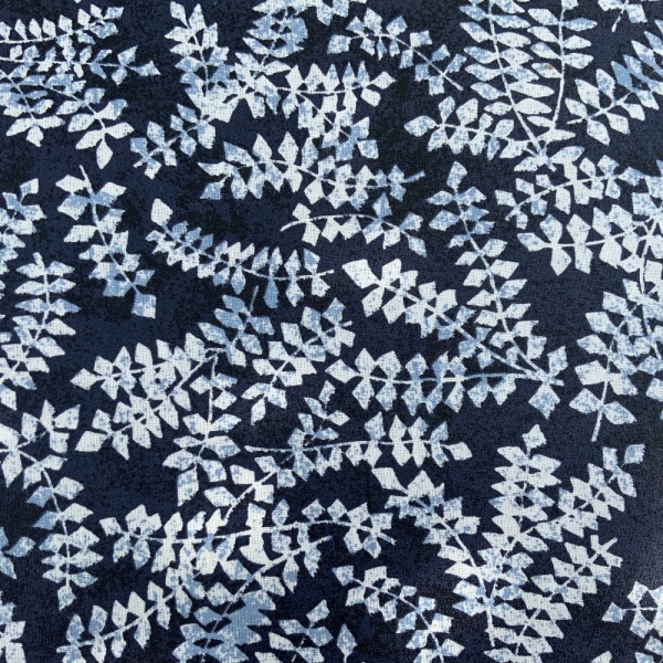 Taman French Extra Wide Oilcloth in Indigo