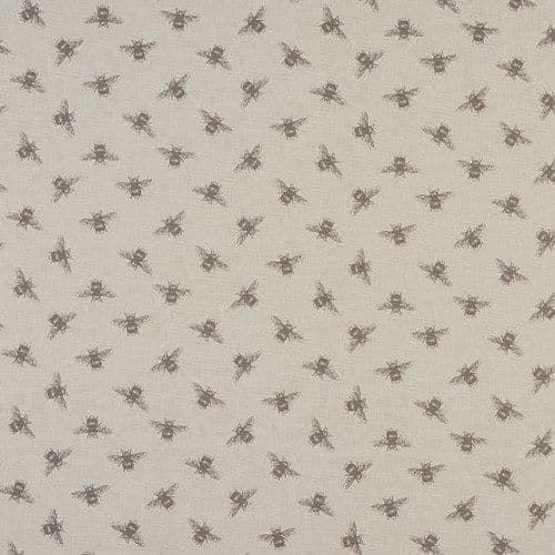 Bees Oilcloth in Linen