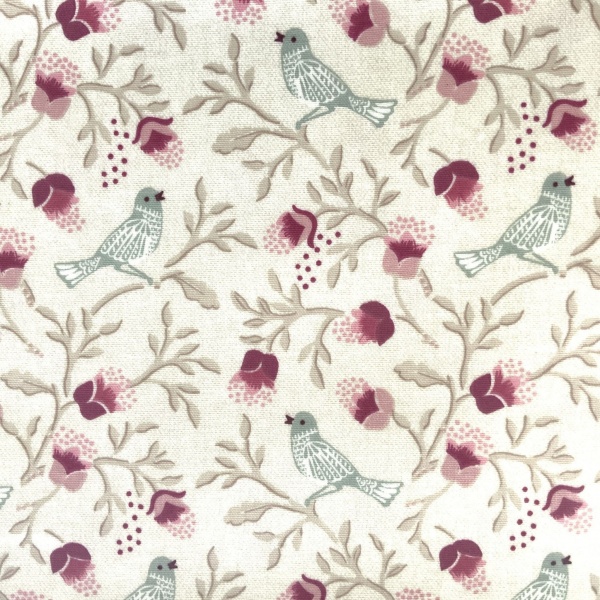 Bird Song  Matt Oilcloth in Chintz