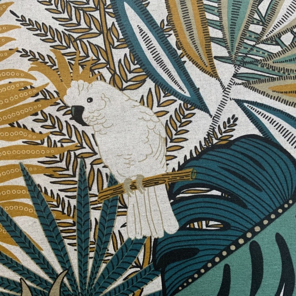Cockatoo Extra Wide Oilcloth in Ochre