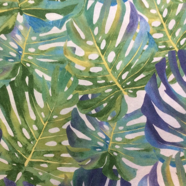 Exotic Leaves Extra Wide Oilcloth