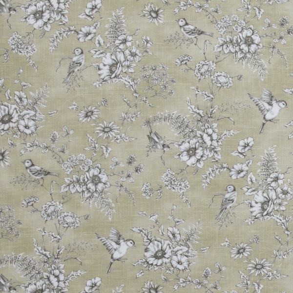 Finch Toile  Matt Oilcloth in Barley