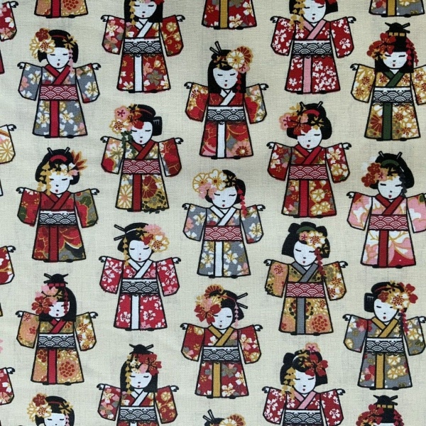 Geisha Girls Extra Wide French Oilcloth
