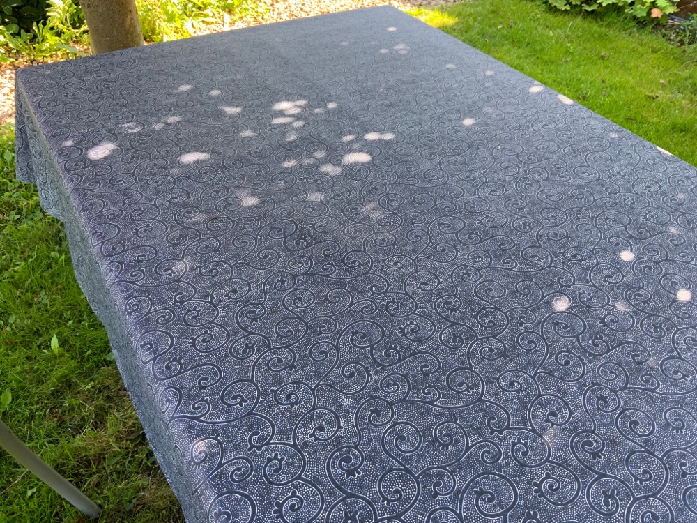 Bogor French Extra Wide Oilcloth in Indigo