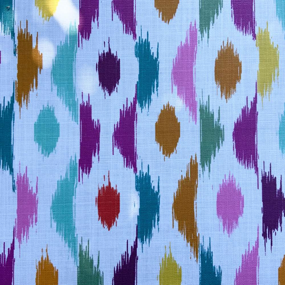 Horacio Ikat Extra Wide French Oilcloth in Multi NorfolkOilcloth