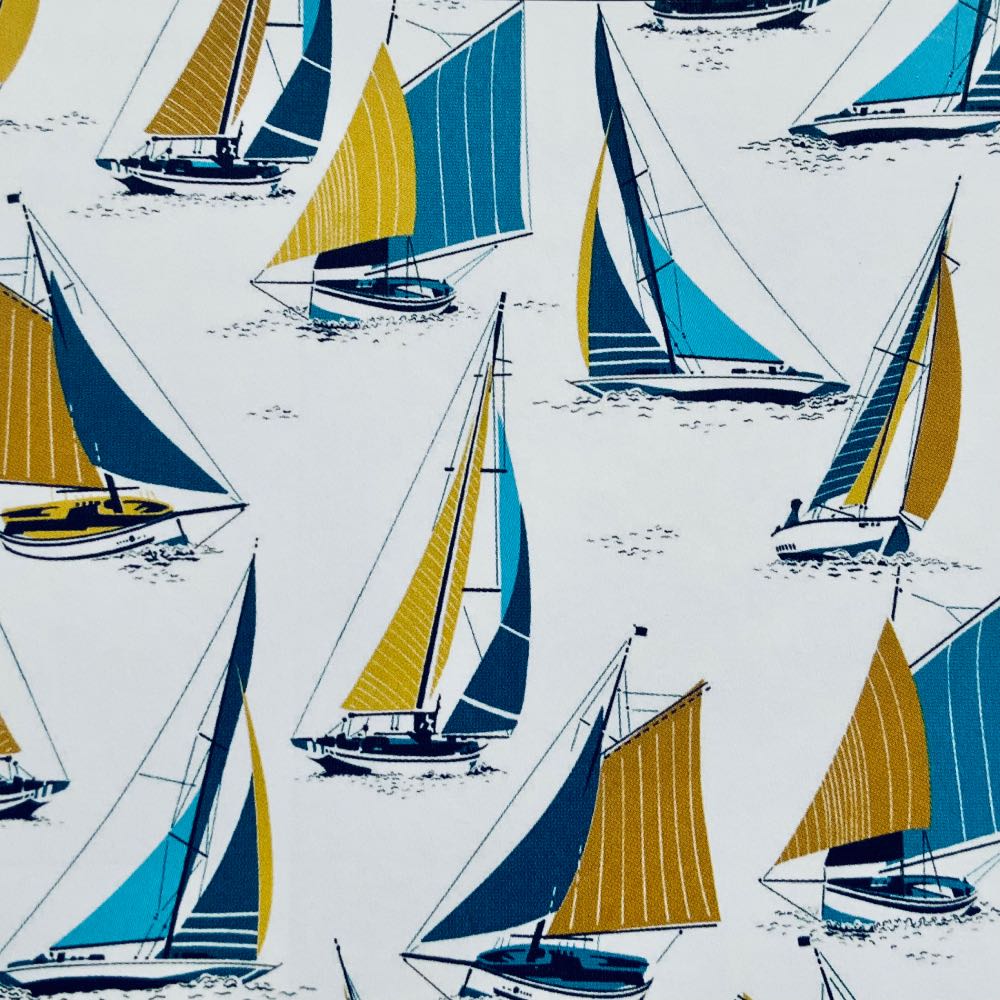 Regatta Extra Wide French Oilcloth in Mustard