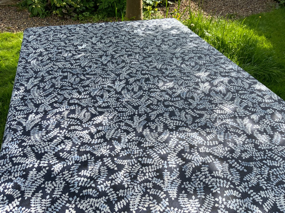 Taman French Extra Wide Oilcloth in Indigo