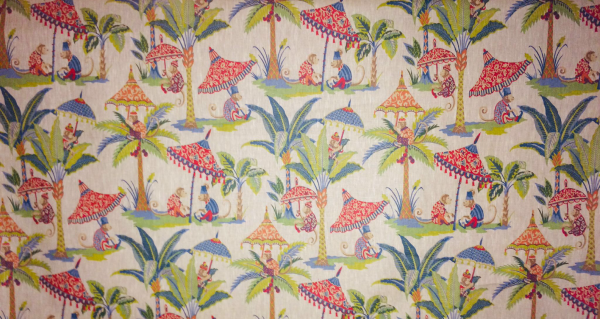 Exotic Monkey French Oilcloth & Fabric
