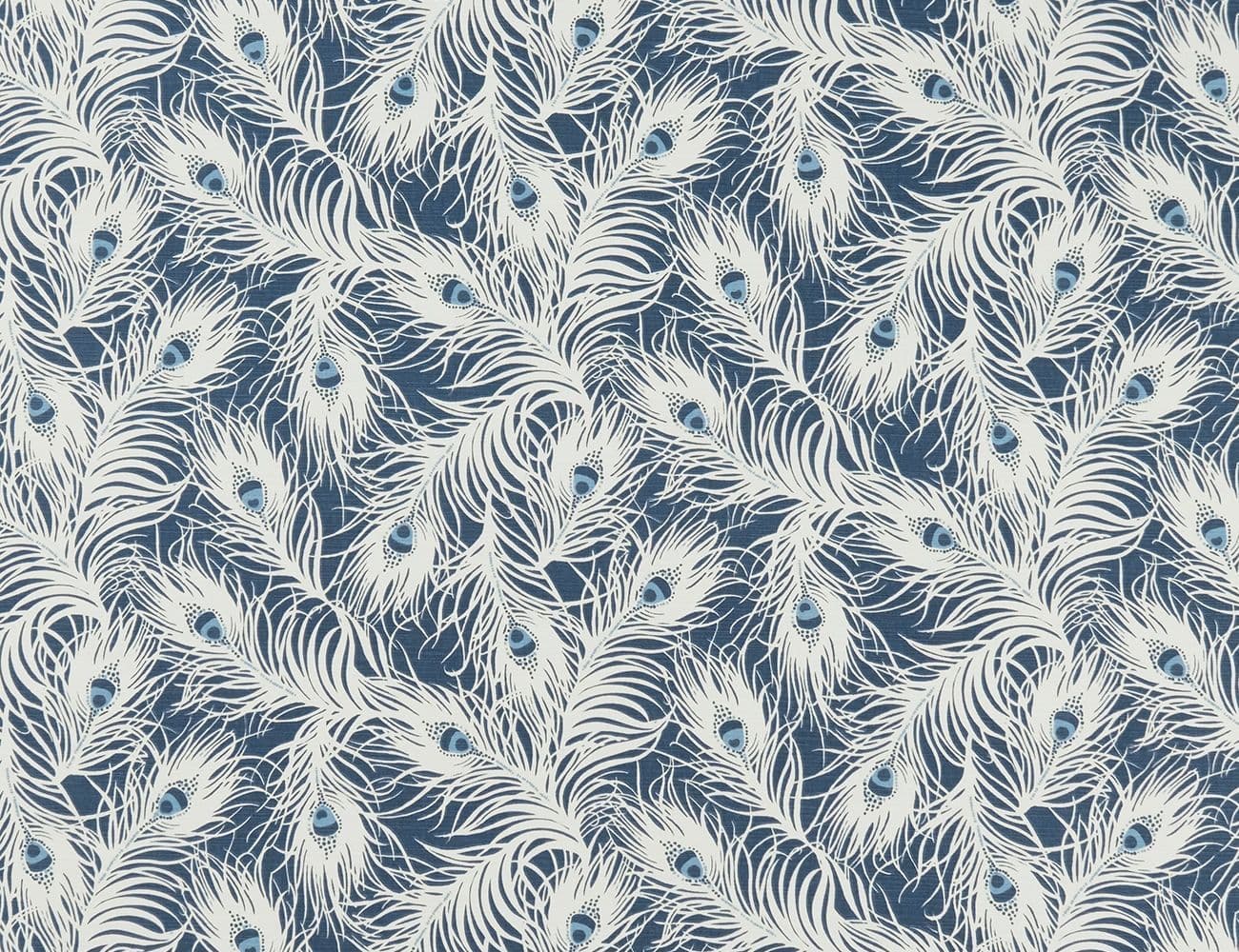 Harper Feathers Oilcloth in Natural