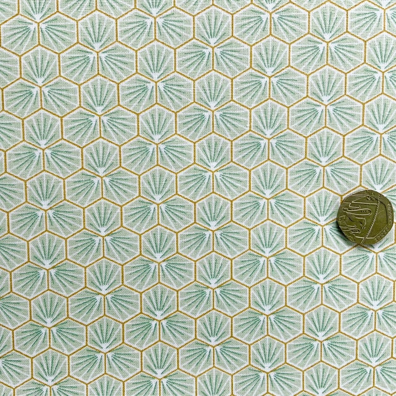 Riad Extra Wide Acrylic Oilcloth in Grey