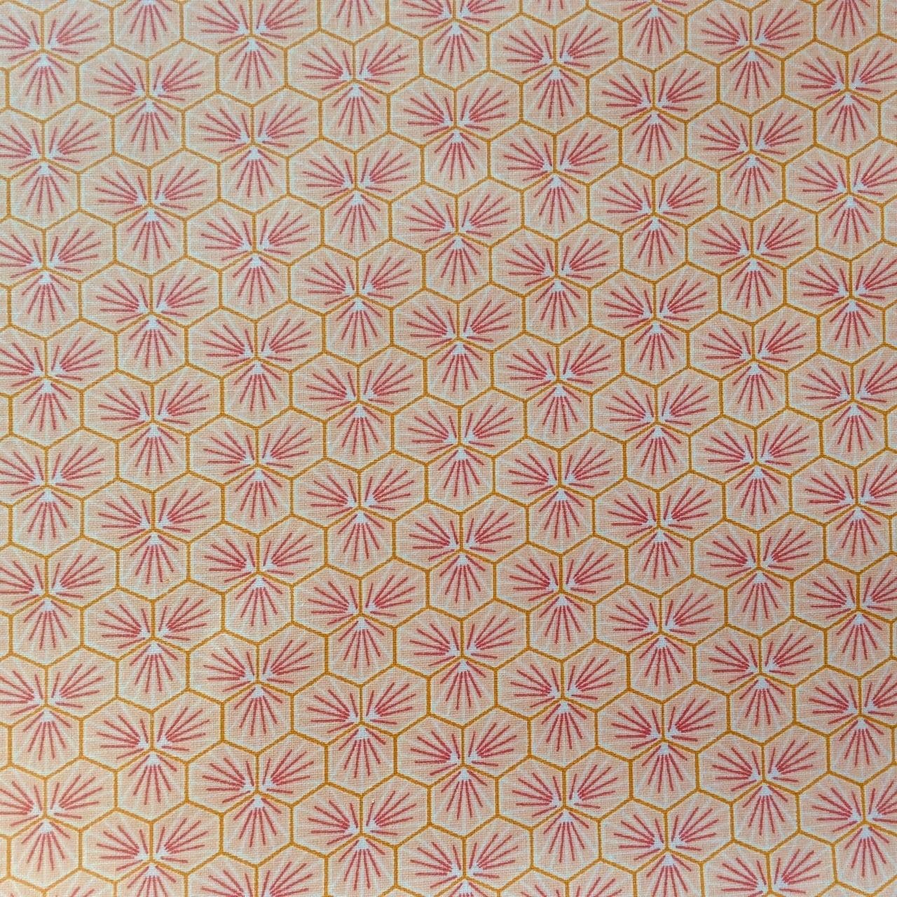 Riad Extra Wide Acrylic Oilcloth in Rose