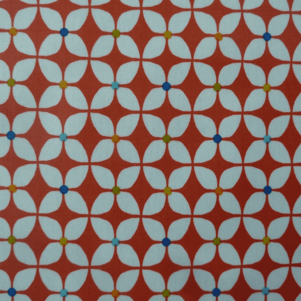 Zap Matt Oilcloth in Coral